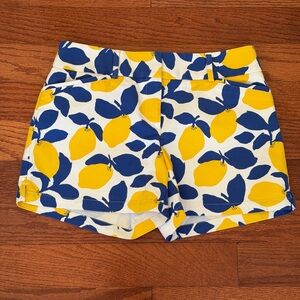 LOFT Lemon Print Shorts